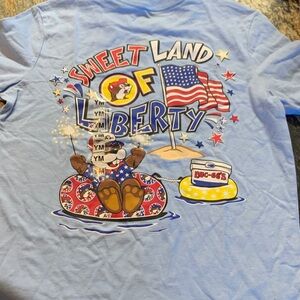 Buc-ee’s NWT Sweet Land of Liberty Kids Shirt YM